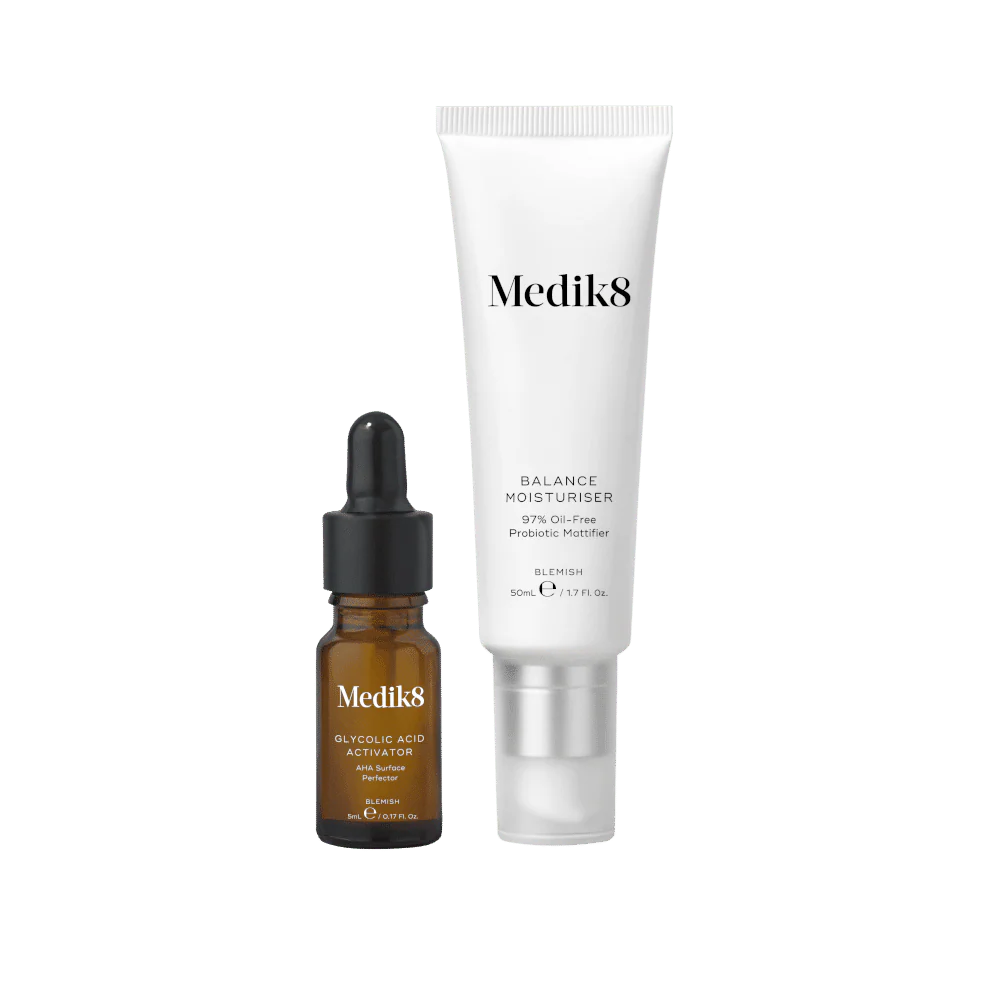 Medik8 Balance Moisturiser & Glycolic Acid Activator 97%