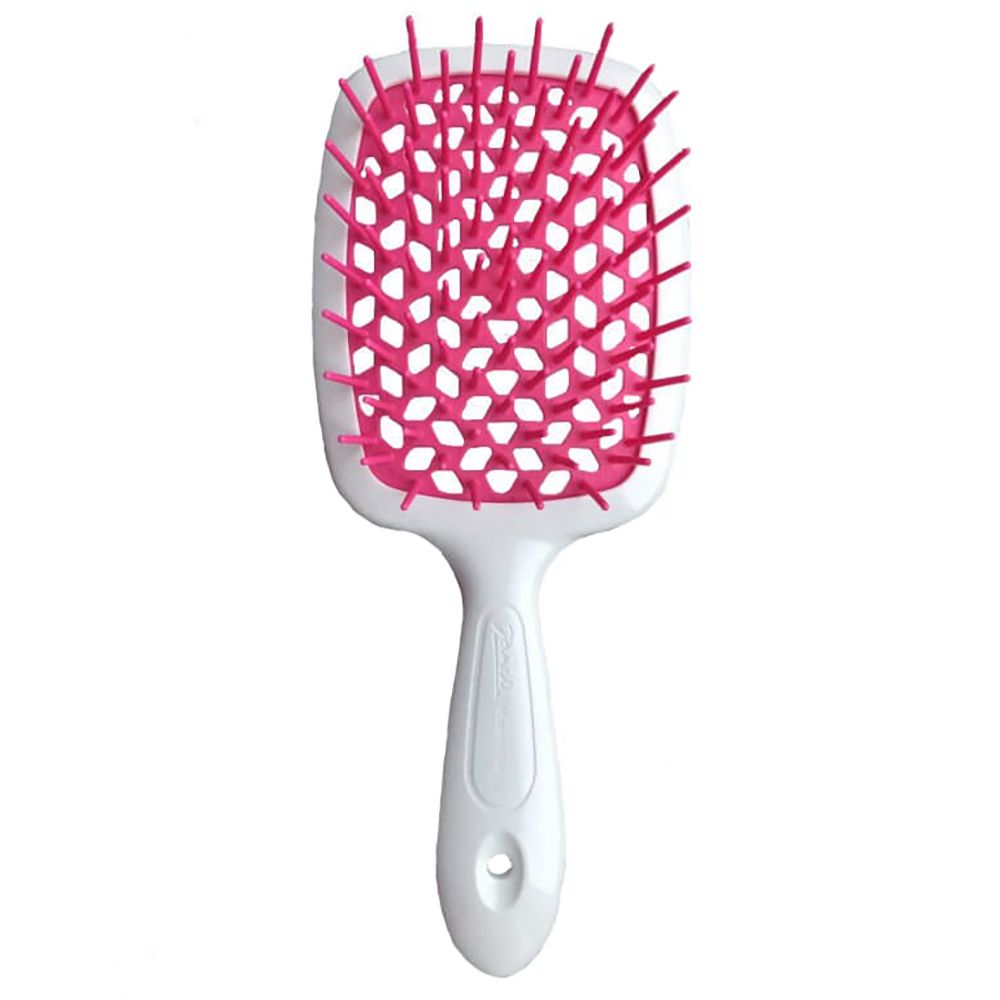 Janeke SUPERBRUSH-small WHITE/FUCHSIA