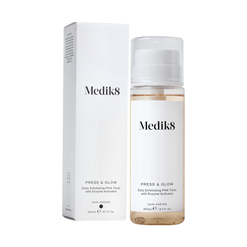 Medik8 PRESS & GLOW Щоденний відлущувальний тонік із РНА й активатором ферментів