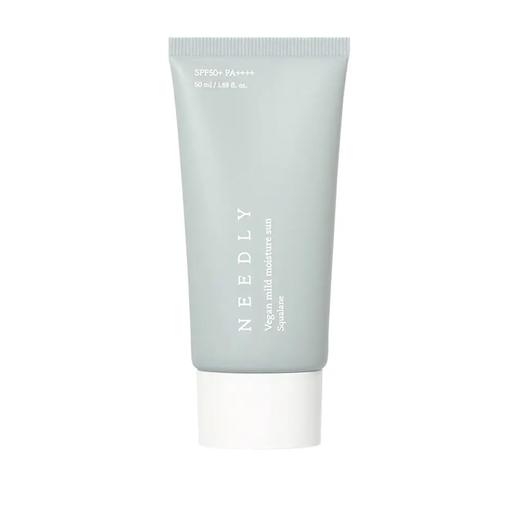 Needly Vegan Mild Moisture Sun SPF 50+ PA++++ Зволожуючий сонцезахисний крем з рослинним скваланом