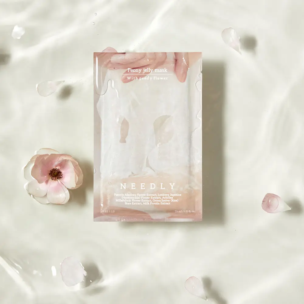 Needly Peony Jelly Mask Освітлююча тканинна маска для обличчя