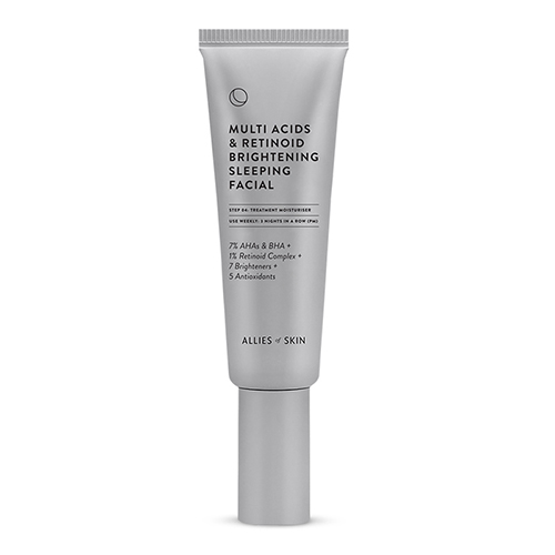 Allies of Skin Multi Acids & Retinoid Brightening Sleeping Facial Нічний мультикислотний пілінг з ретинолом, 50ml