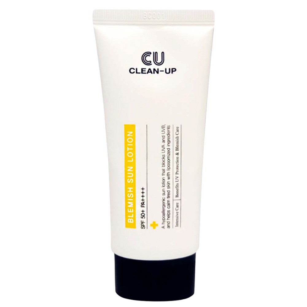 CUSKIN CLEAN-UP BLEMISH SUN Lotion SPF50 + PA + + + + Сонцезахисний лосьйон з ліпосомами на стабільних фільтрах - 60 ml