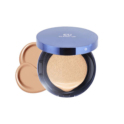 CUSKIN Clean-Up Skin Fit Cushion SPF 50+ PA +++ 15+15 г, 21 тон