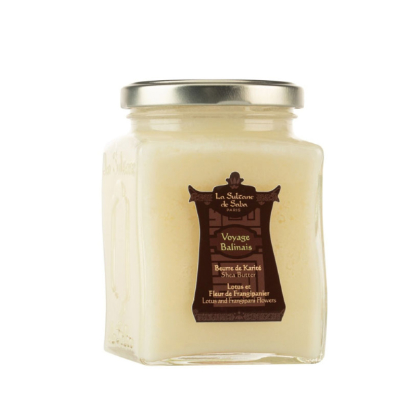 La Sultane De Saba Balinese Shea Butter Lotus And Frangipani Flowers Масло Каріте Лотос І Франжіпані 300 мл