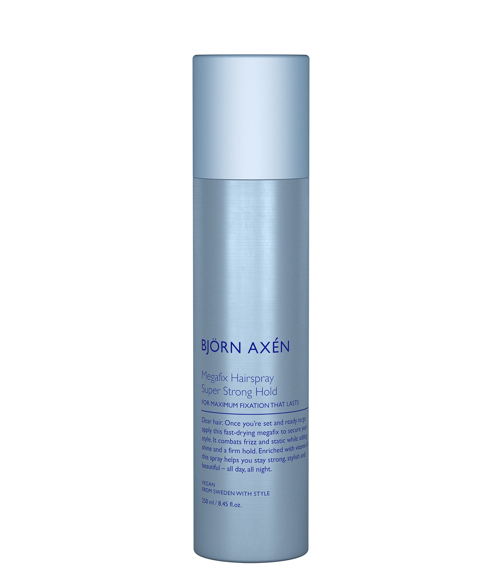 Лак для волосся сильної фіксації BJORN AXEN Megafix Hairspray Super Strong Hold 80 мл
