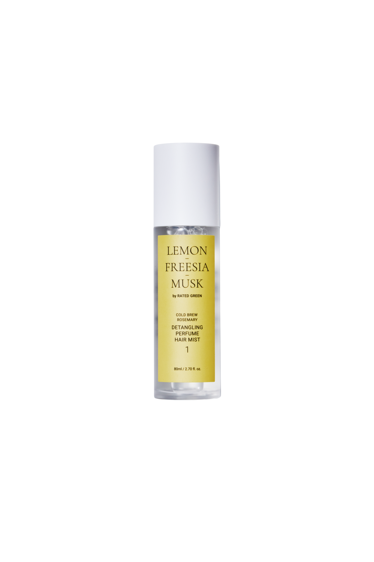 RATED GREEN DETANGLING PERFUME HAIR MIST LEMON- FREESIA-MUSK Парфумований міст для волосся (лимон-фрезія-мускус), 80 ml