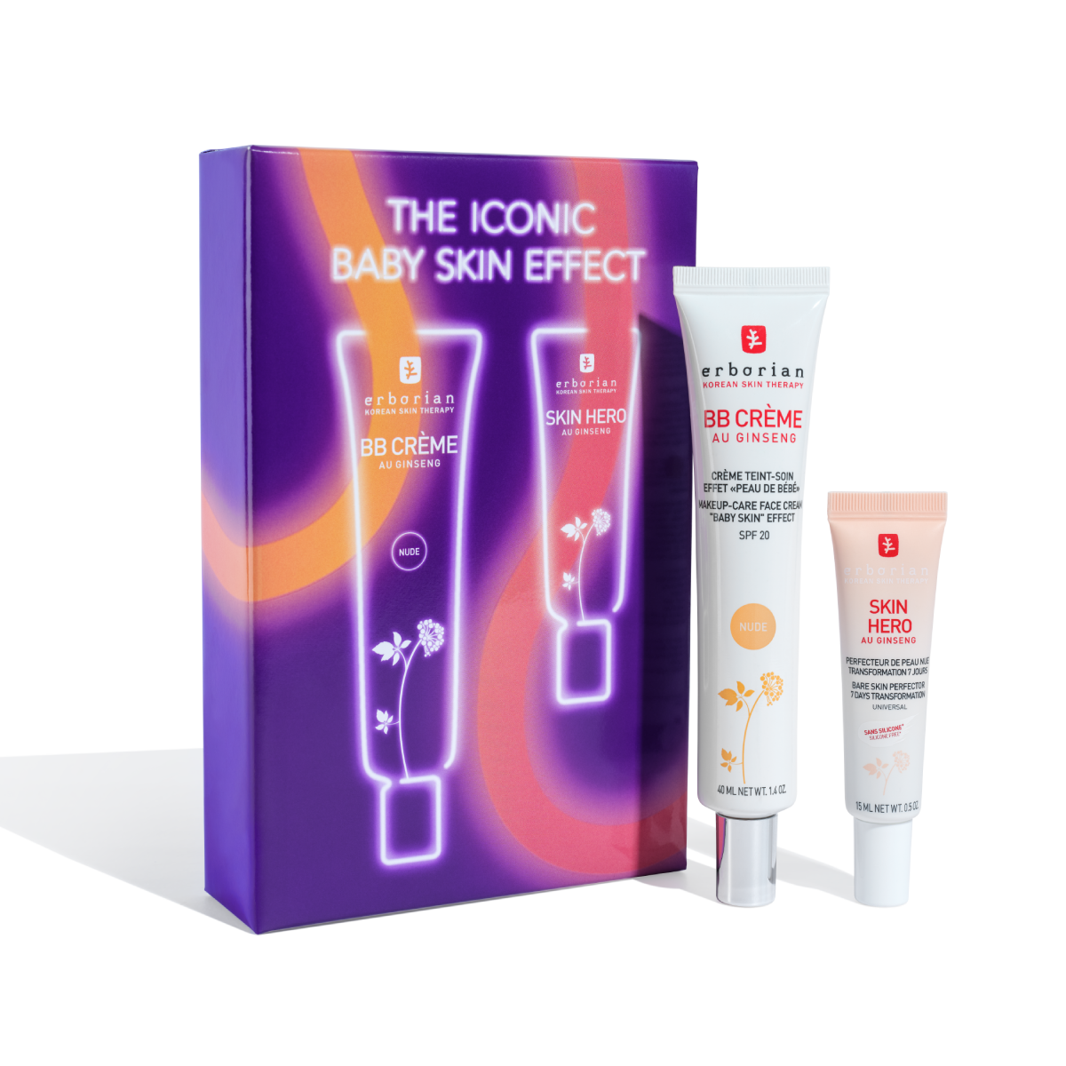 Erborian BB Cream Nude & Skin Hero подарунковий набір