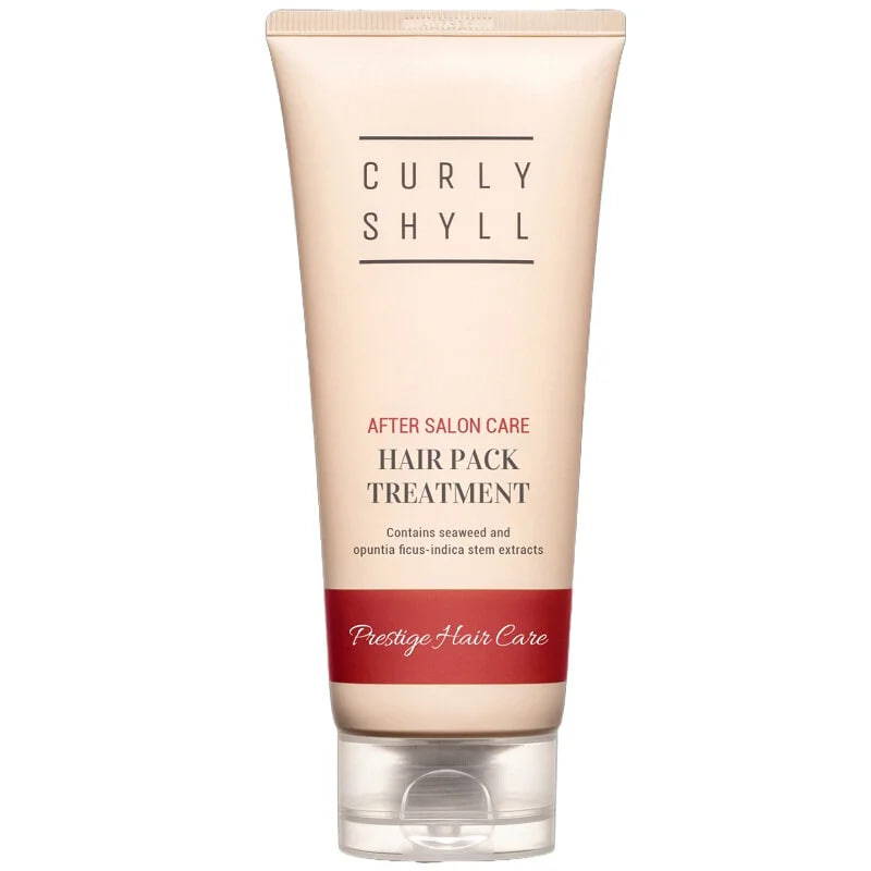 Curly shyll after salon care hair pack treatment 100