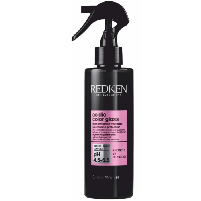 Термозахисний Спрей для Захисту Кольору та Сяйва Фарбованого Волосся Redken Acidic Color Gloss Heat Protection Treatment 190 мл