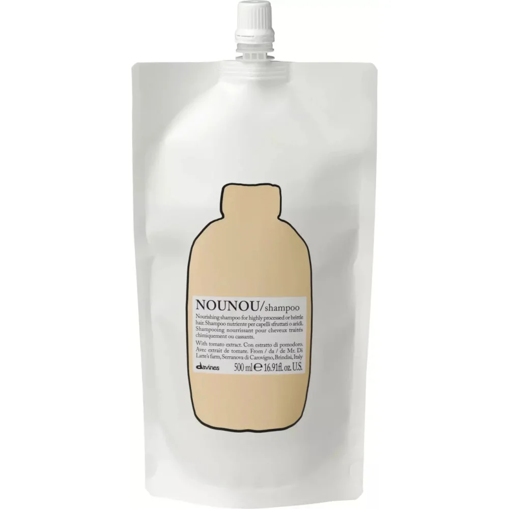 Davines Refill Nounou Shampoo 500 мл Живильний шампунь для пошкодженого та ламкого волосся
