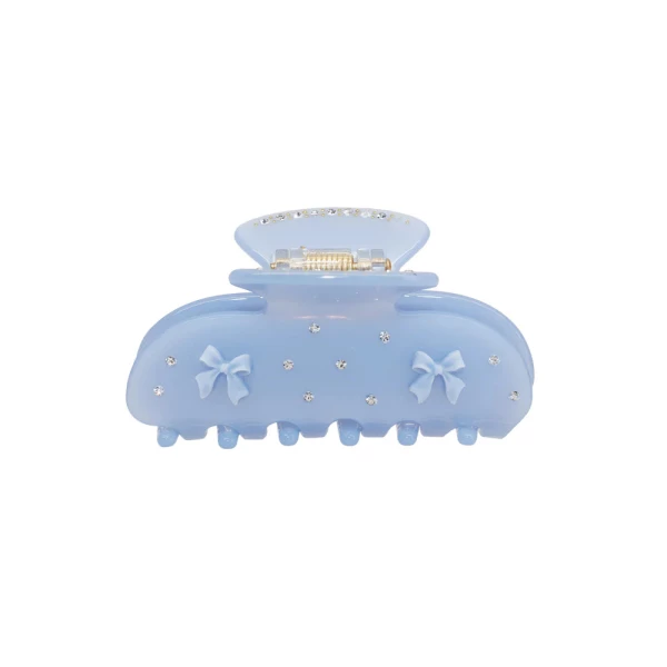 Крабик для Волосся Blue Ribbon Emi Jay Sweetheart Clip In Blue Ribbon