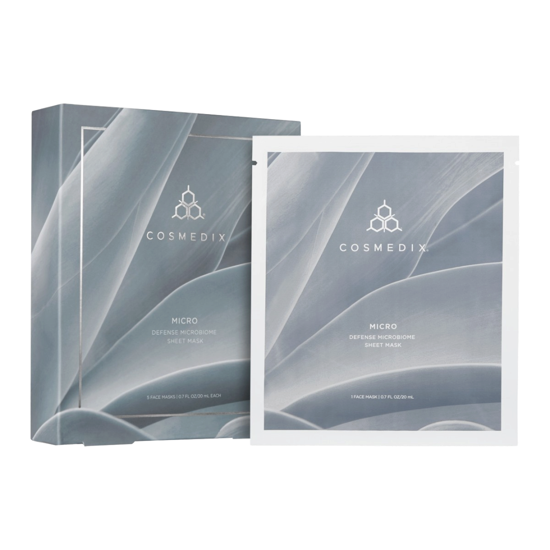 COSMEDIX Відновлююча маска з пребіотиками Micro Defense Microbiome Sheet Masks 5 шт