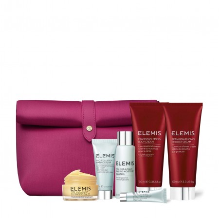 ELEMIS Kit- The Essential Travel Collection Face & Body Favourites - Колекція Фаворитів для обличчя та тіла у люкс косметичці