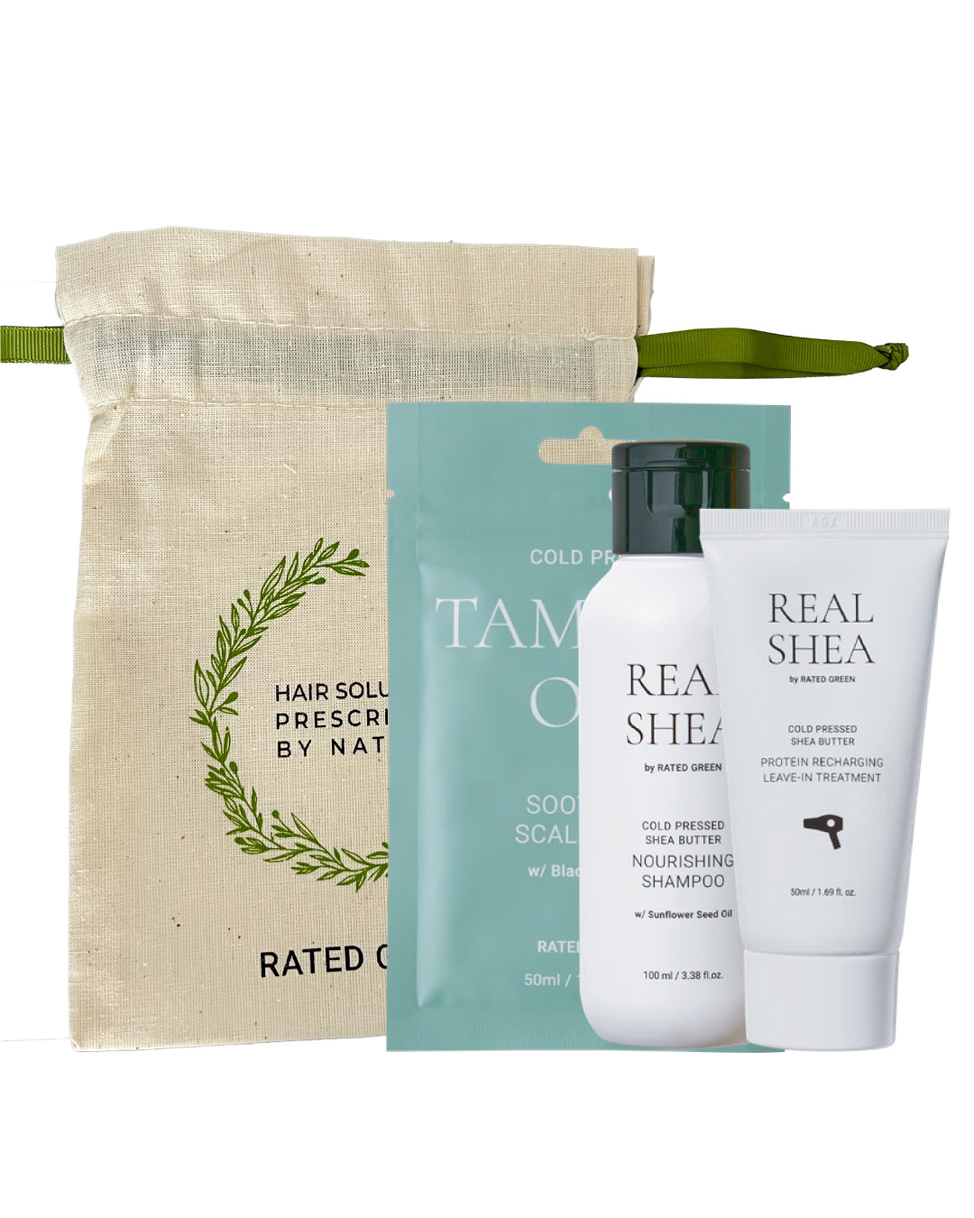 Міні набір для волосся RATED GREEN Real Shea