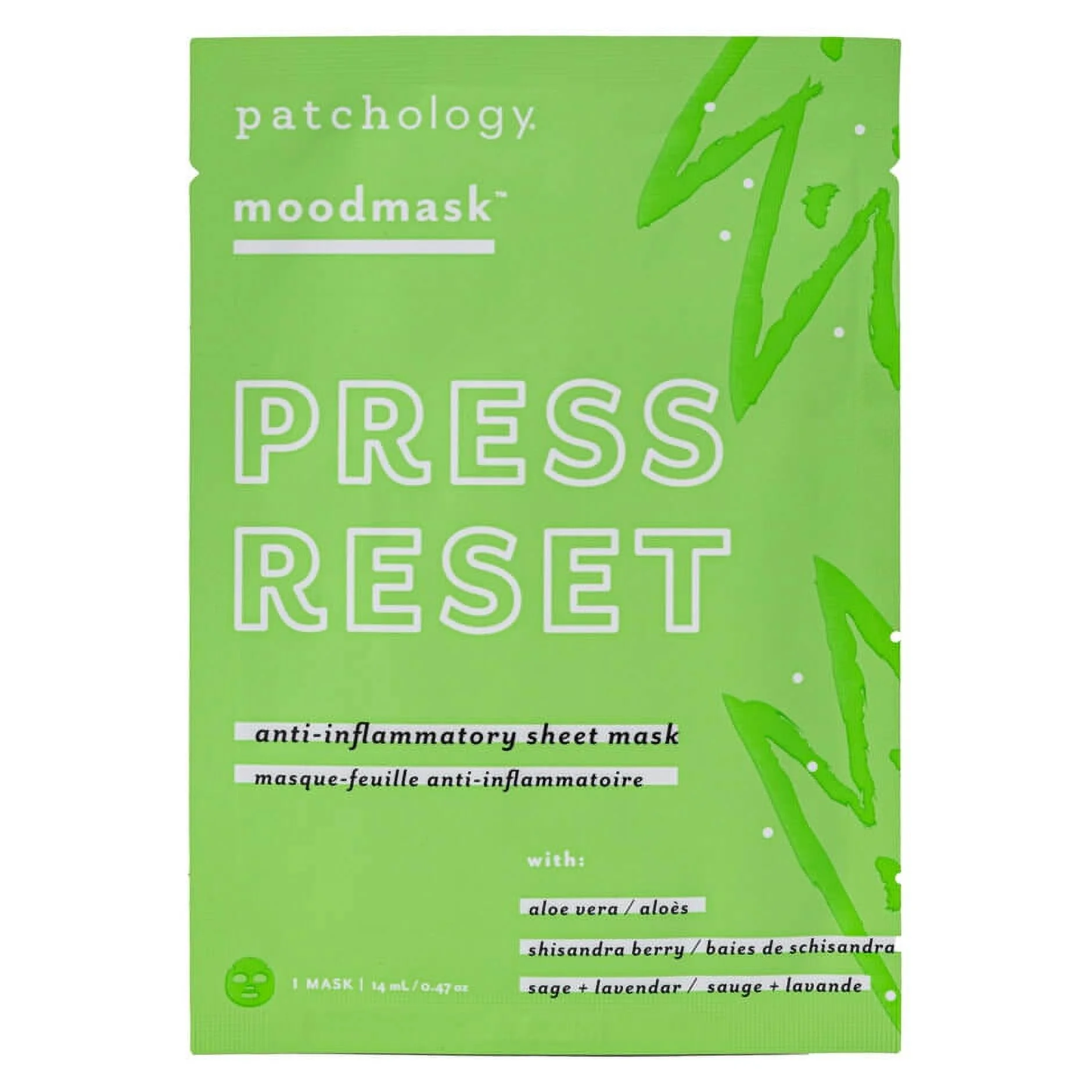 Patchology Press Reset Soothing Mask Заспокійлива та відновлююча тканинна маска