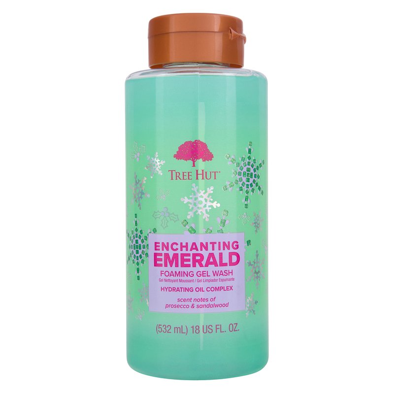 Tree Hut Enchanting Emerald Foaming Gel Wash 532 мл Гель для душу