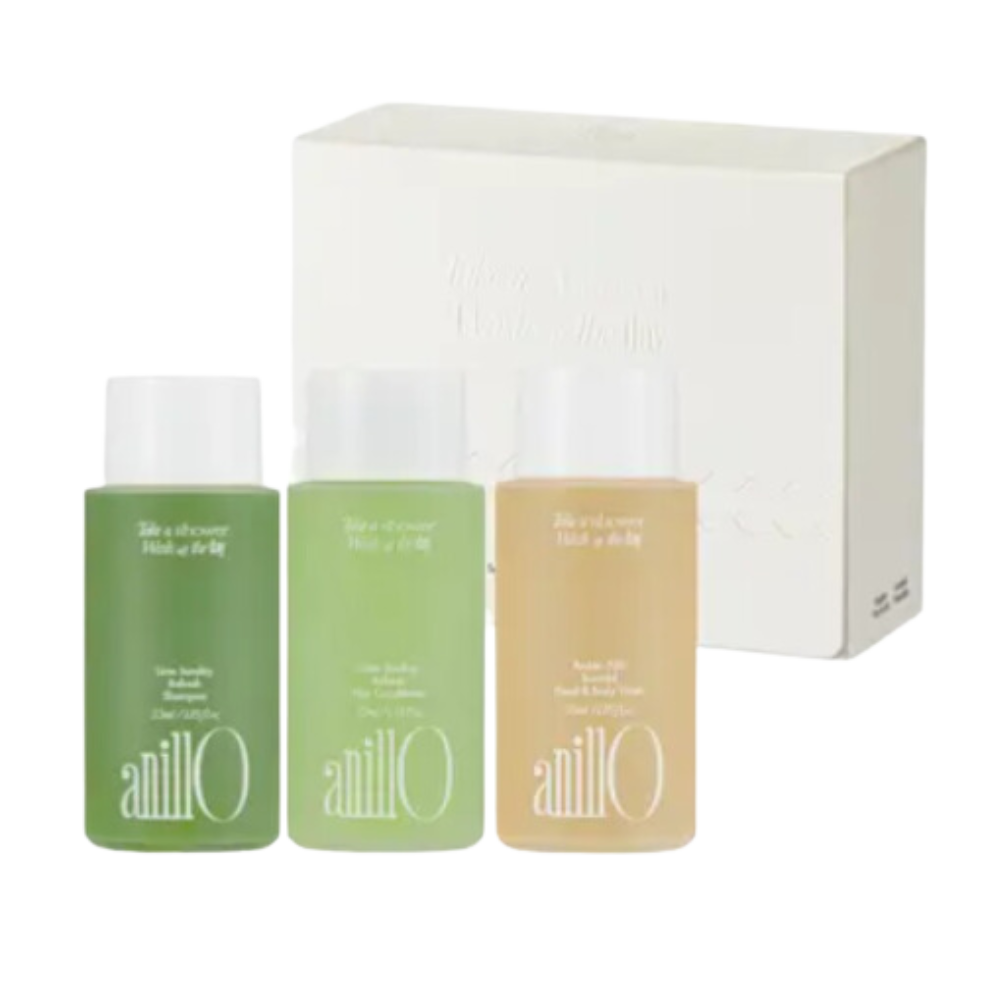Дорожній набір ANILLO Lime Sunday & Amber528 Travel Shower Set