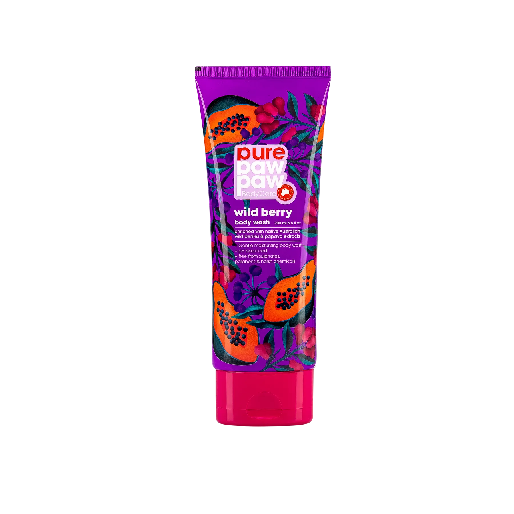 Гель для душу Pure Paw Paw Body Care Wild Berry Wash 200ml