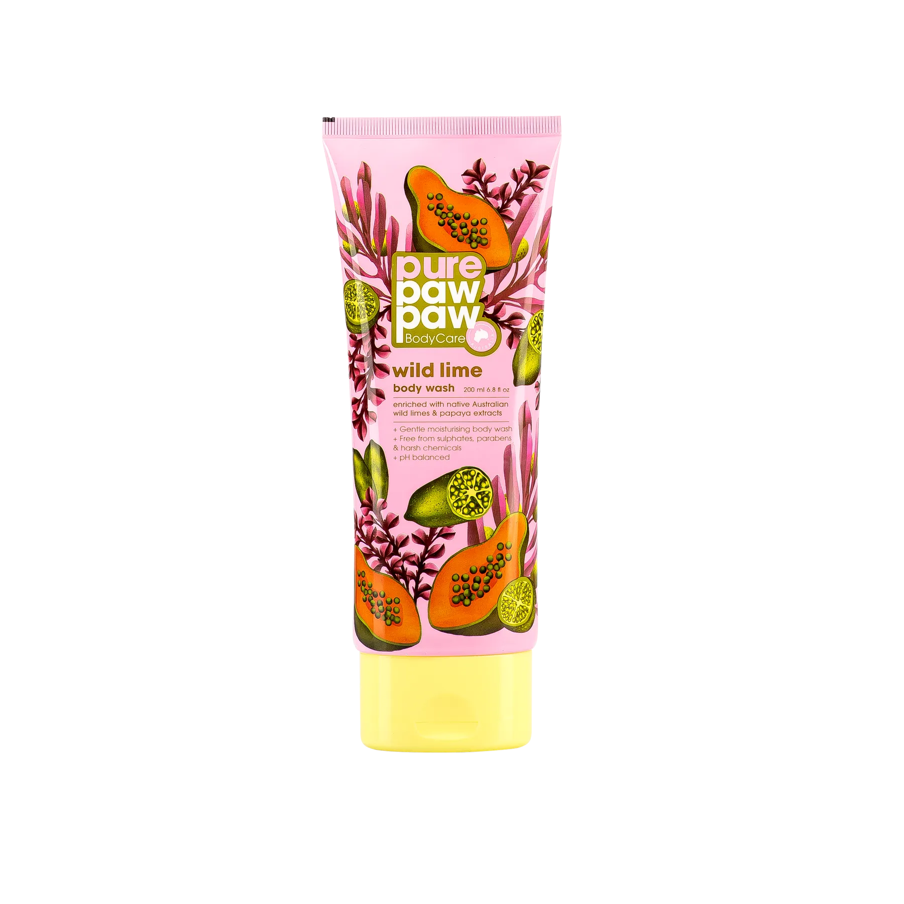 Гель для душу Pure Paw Paw Body Care Wild Lime Wash 200ml