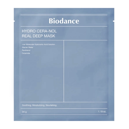 Biodance - Hydro Cera-nol Real Deep Mask - Зволожувальна колагенова маска для обличчя - 1шт::34g