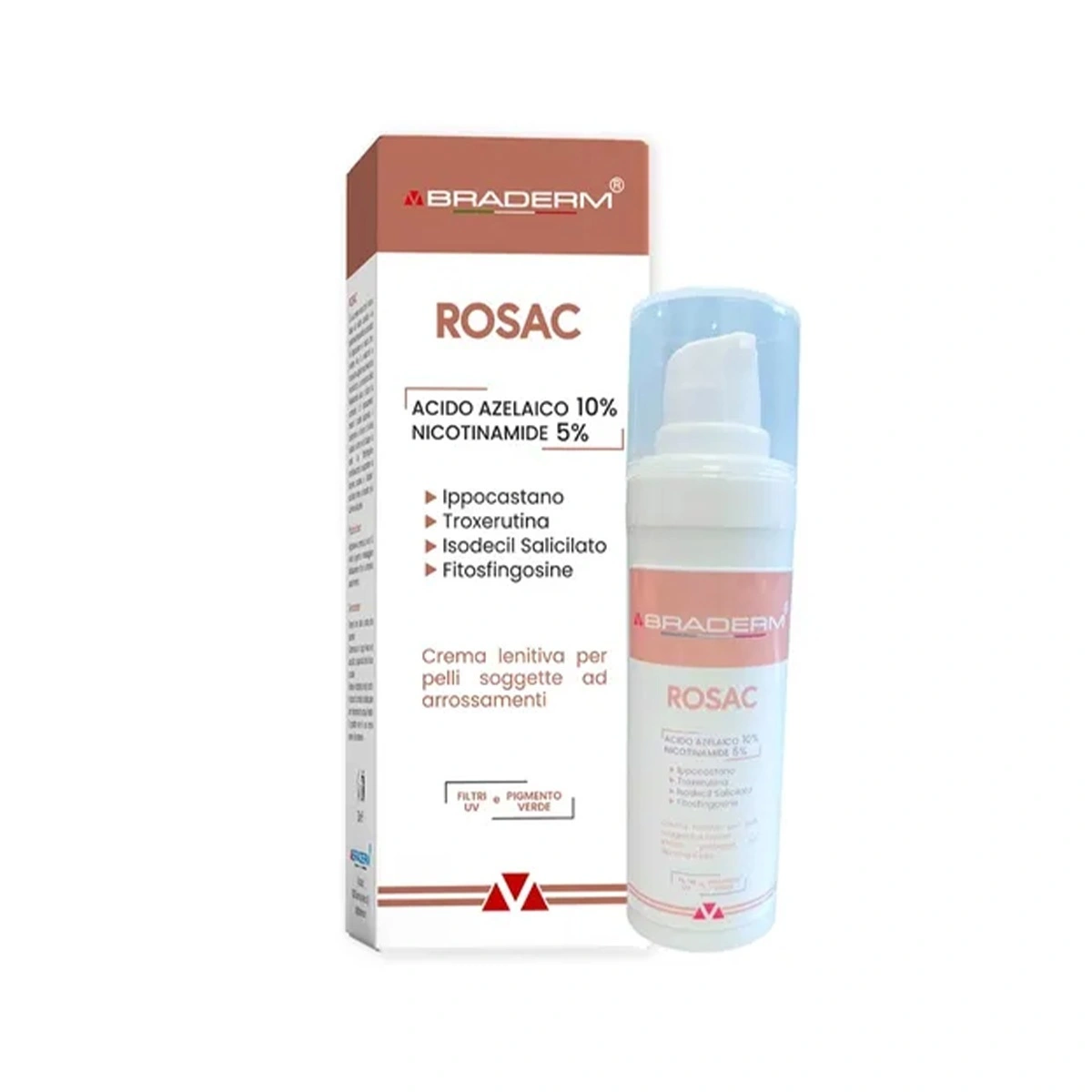 Крем з азелаїновою кислотою Braderm Rosac Cream
