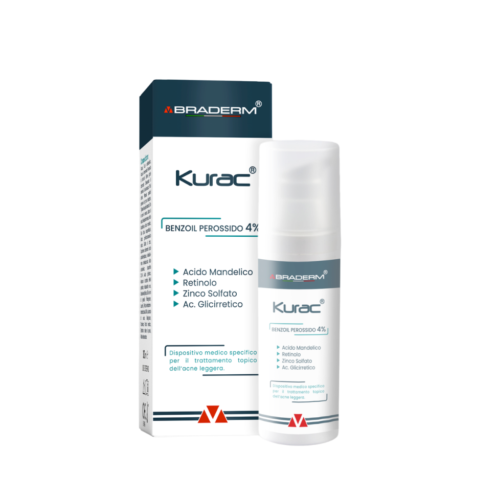 Нічний крем з бензоїл пероксидом Braderm Kurac Cream