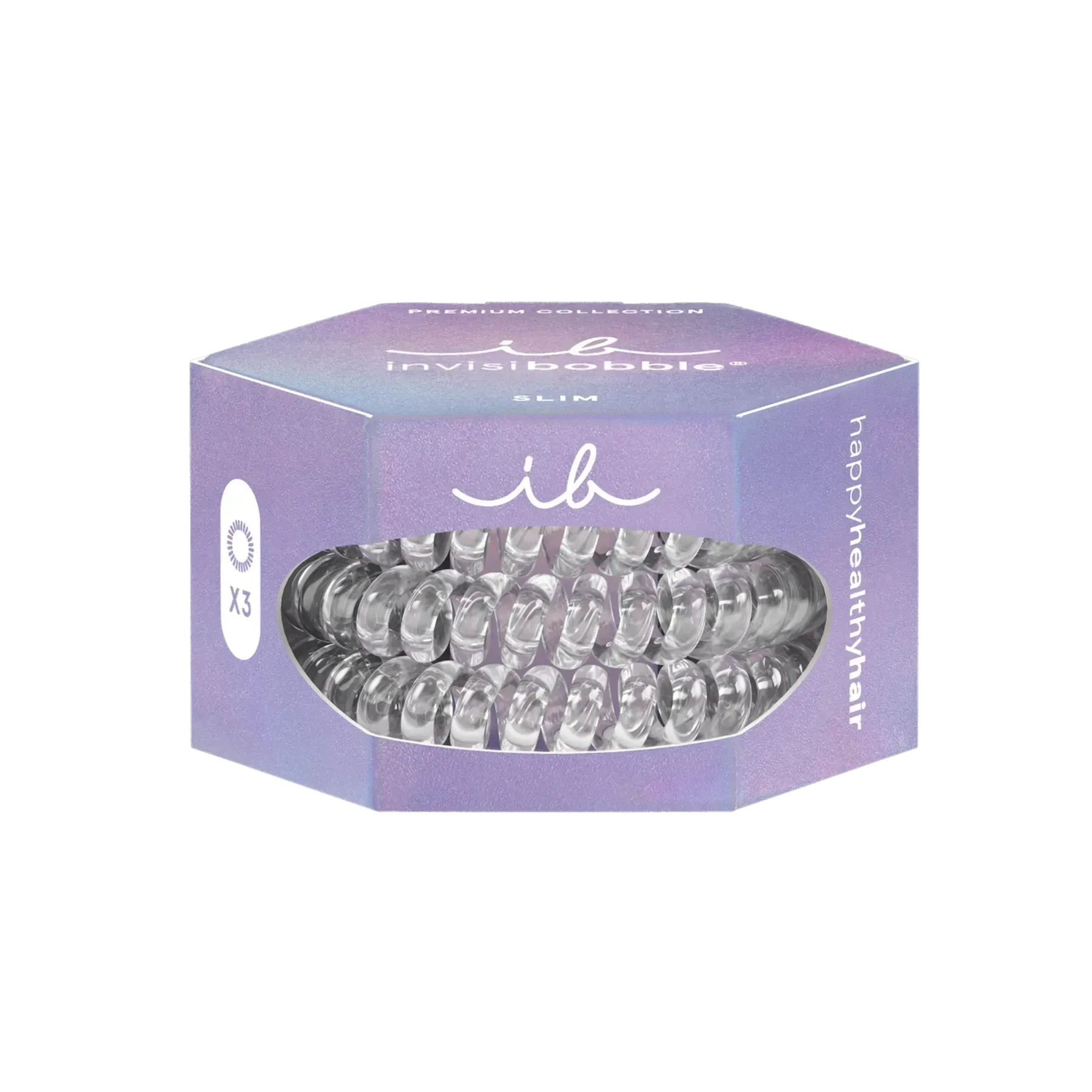 Резинка-браслет для волосся invisibobble SLIM PREMIUM Crystal Clear