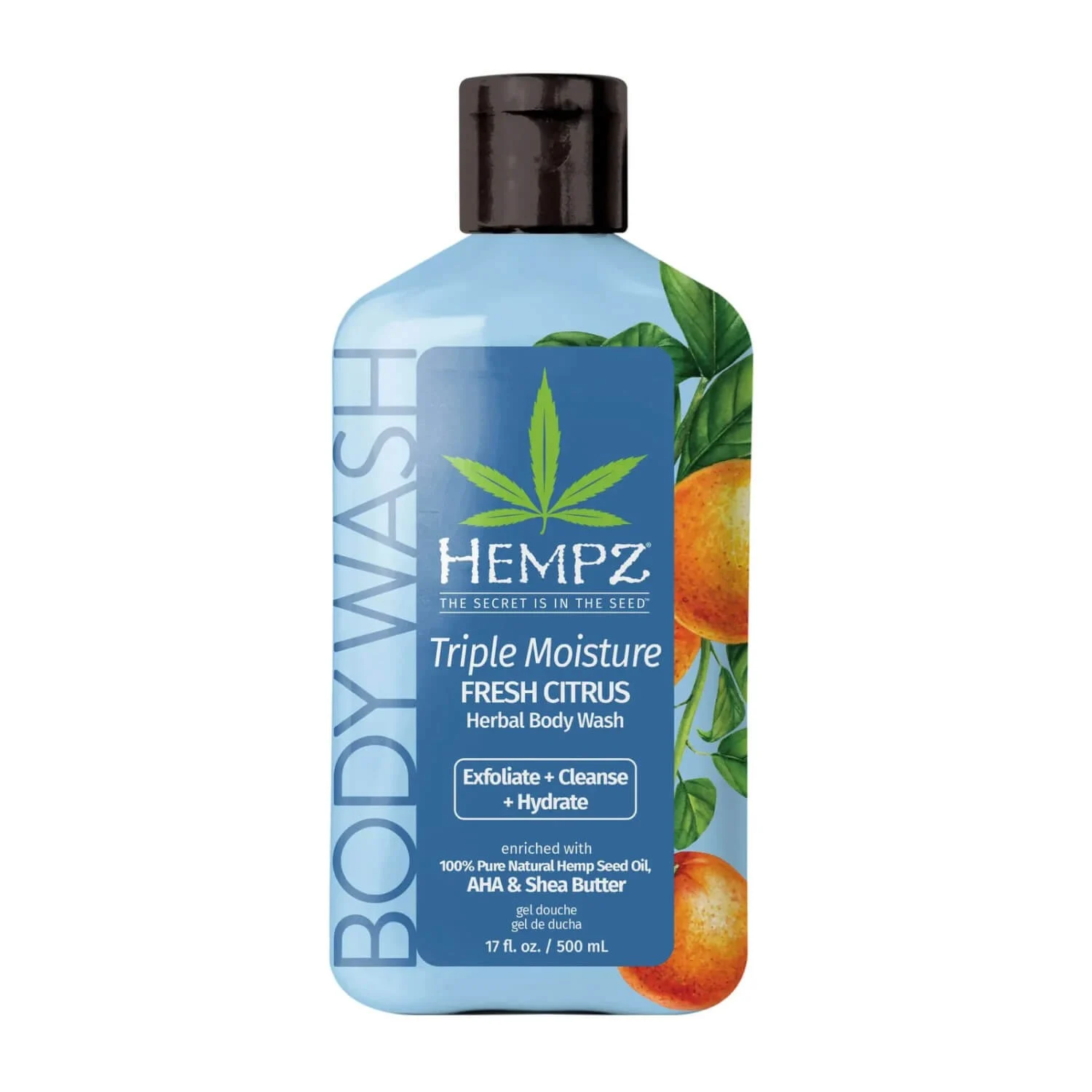 Гель для душу Потрійне зволоження Hempz Triple Moisture Fresh Citrus Herbal Body Wash