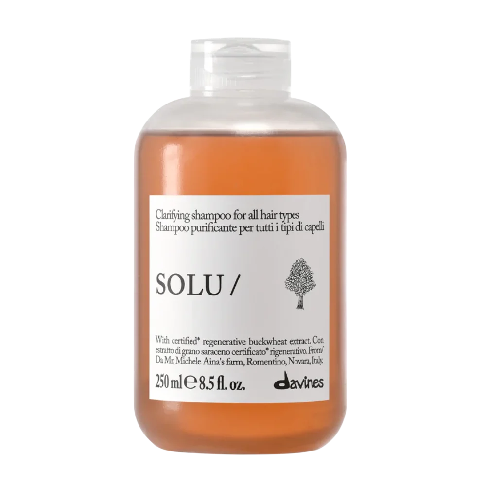 DAVINES Solu Shampoo New 250ml - Шампунь для глубокого очищения волос и кожи головы