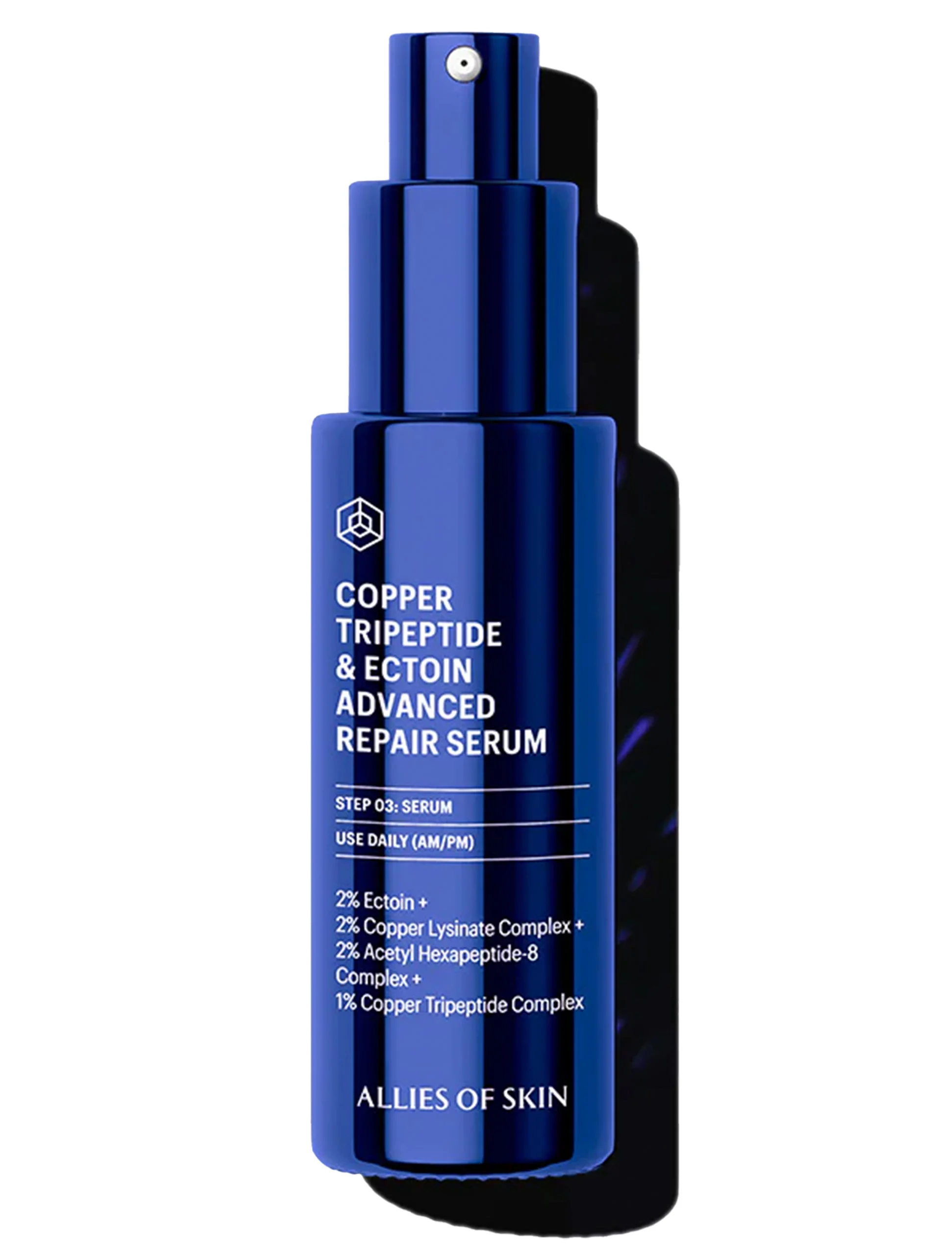 Allies of Skin Сироватка відновлююча Copper Tripeptide & Ectoin Advanced Repair Serum, 30 ml